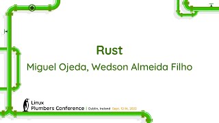 Rust - Miguel Ojeda, Wedson Almeida Filho