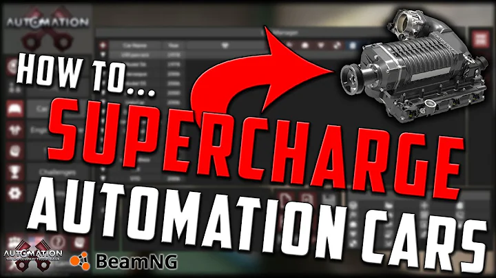 How To Supercharge Your Automation Cars!! Automation - BeamNG