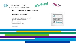Chapter 3 CFA Institute Investment Foundations