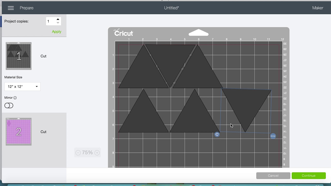 How to rearrange images on cut mat Design Space | Idle Time Krafts ...