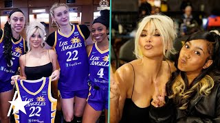 Kim Kardashian & North West's GIRLS NIGHT OUT at L.A. Sparks WNBA Game