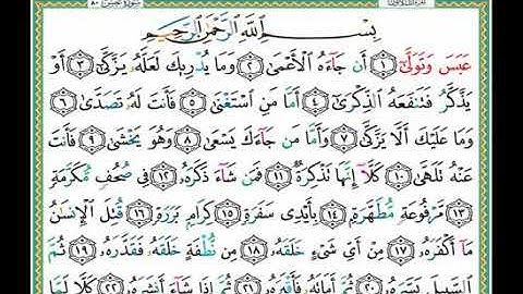 سورة عبس | الشيخ : مجدي الصادق