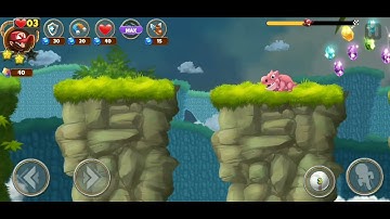 Super Jungle Jump Level 1-4 Android Gameplay