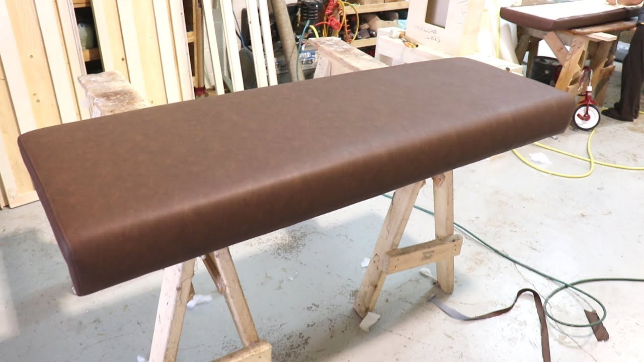 How To Upholster A Seat Bench Alo Upholstery Youtube