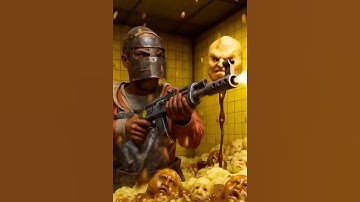 Rust Funny Man Fights Off The Spooky Mash Potato Baby Attack