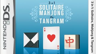3 in 1: Solitaire, Mahjong & Tangram - Nintendo DS [Longplay] screenshot 3