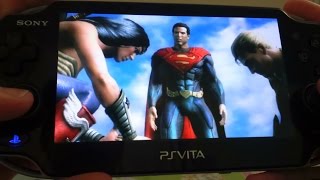 PS Vita - Injustice Gods Among Us Ultimate Edition Story Mode Gameplay