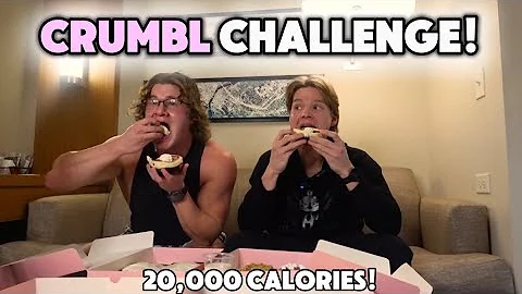Crumbl Cookie Challenge! Ian Vs CJ