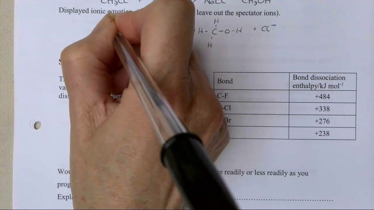 Halogenoalkanes p 10 11