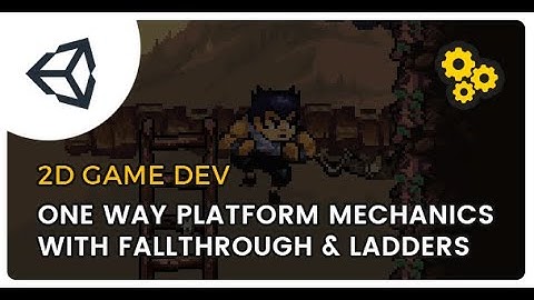 Working with one way platforms and additional mechanics with Unity 2022.