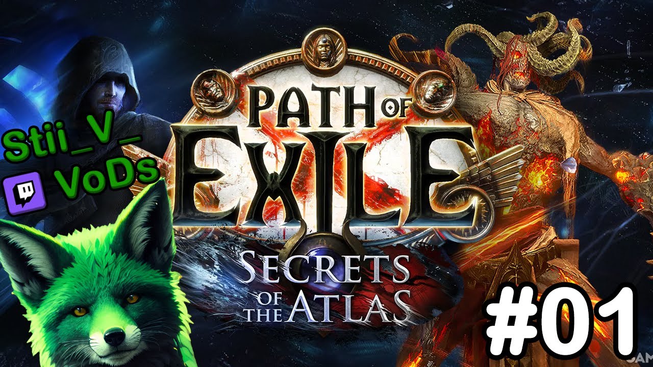 PoE 3.26 SSF Unique Completion [#01] 🔥Path of Exile Secrets of The Atlas Twitch-Stream VoD Stii_V_💚