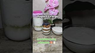 yogurt griego con kéfir de los bulgaros de leche 🍄🥛 #kéfir #bulgarosdeleche #bulgaros