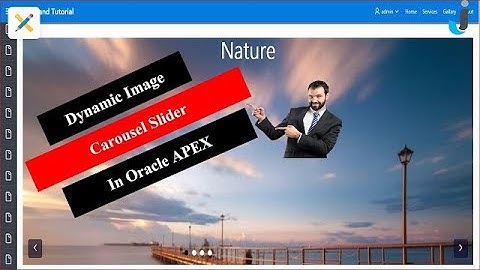 Dynamic Image Carousel Slider In Oracle APEX