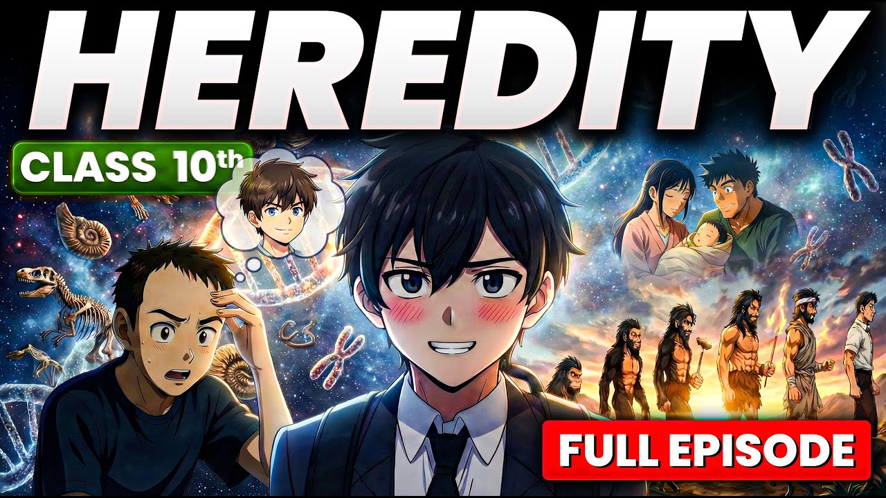 Heredity and Evolution || Class 10 Anime - FULL EPISODE || Complete Chapter 8 in One Shot🔥