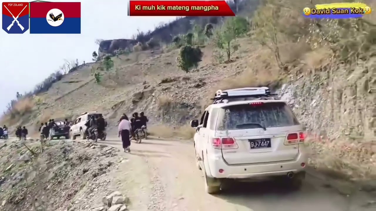 Chinstate Falam khawpui ZFU-Zoland a si teng gam leh minam a ding April 9,2025.