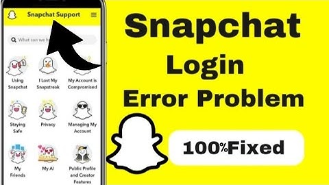 How To Fix Snapchat Login Error|Fix Snapchat Login Error Android iOS Problem 2023
