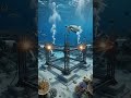 🎬🎥WOW! 😱 Amazing!🌊🏡 UNDERWATER SIMPLE HOUSE BUILD.Building Dreams, Creating the Future#Trendingviral