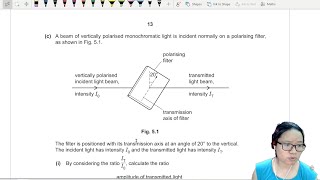 FM22 P22 Q5 Doppler and Wave Polarisation | Feb/March 2022 | Cambridge A Level 9702 Physics