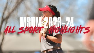 2023-2024 MSUM Dragons All Sport Highlights