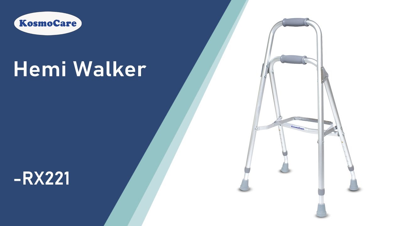 KosmoCare Folding Hemi-Style One Arm Walker - Features (RX221) 