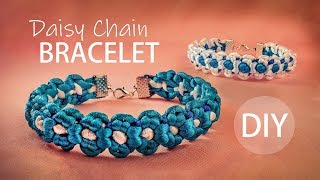 DIY Daisy Chain Friendship Bracelet (TUTORIAL)