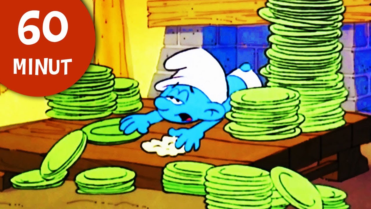 60 minut Smerfnych przygód • Najbardziej leniwy smerf! • Smerfy