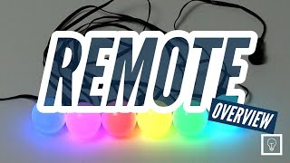 Famous BrightLux® Lighting 12 ft. Color Flow String Light | Remote Overview Wealth