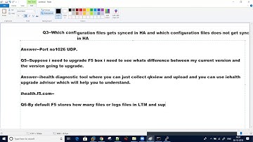 F5 LTM,GTM and ASM Interview Questions with Answers Live