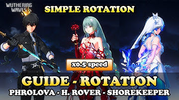Guide | Phrolova Rover Shorekeeper - Simple Rotation [ Wuthering Waves ]