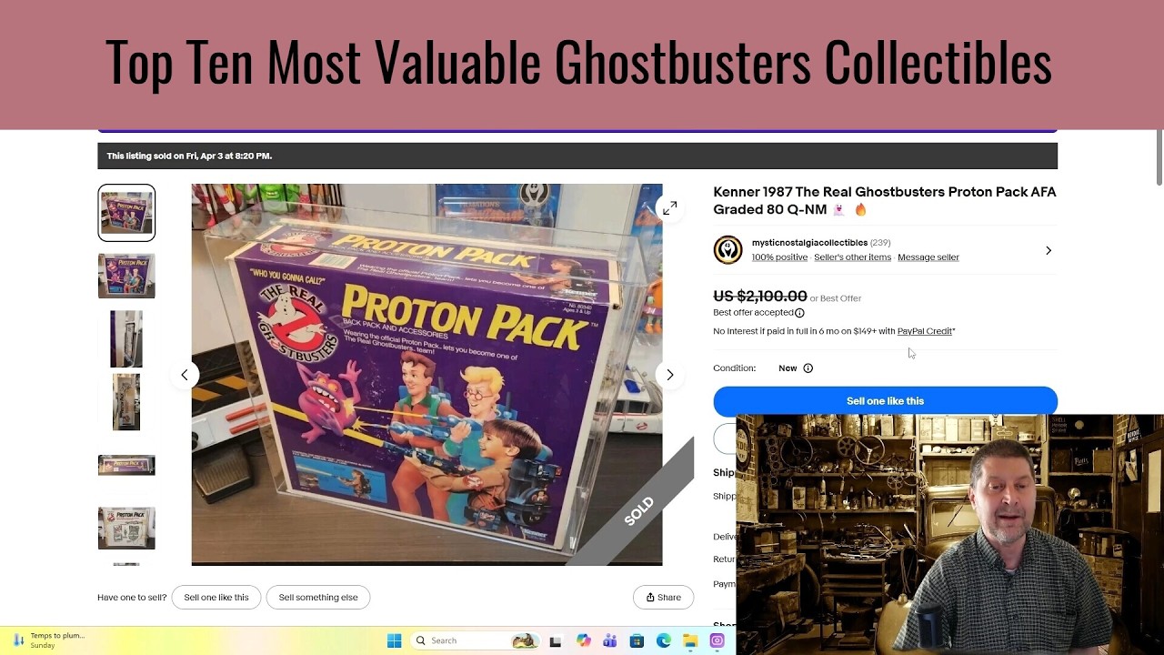 Top Ten Most Valuable Ghostbusters Collectibles - YouTube
