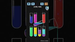 solve and solution water color sort game level 1138 screenshot 5