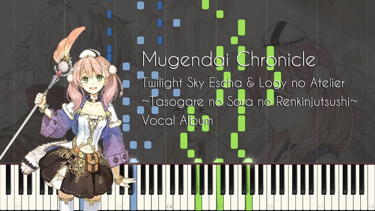 Sekai Hoshi To Sora To Michi To Plachta Sophie No Atelier Ost Piano Arrangement Synthesia By Zzz Anime On Piano