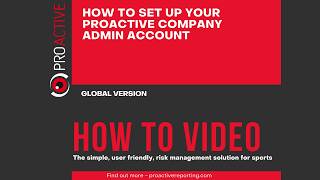 2. How to set up company details in the Global Version of Proactive Reporting