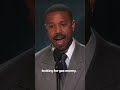 Michael B. Jordan wins Best Male Actor at The Actor Awards #shorts