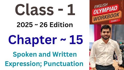 IEO ~  International  English Olympiad |  Class- 1 | C- 15 | Spoken and Written Expression