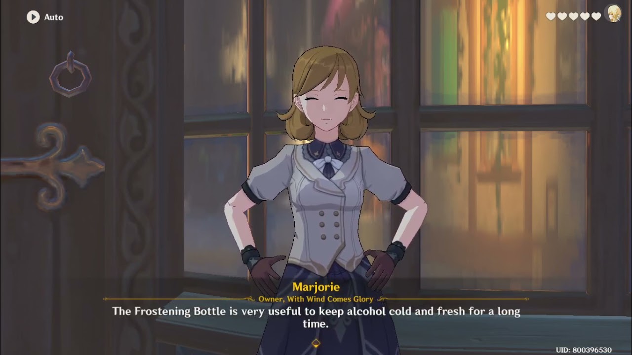 Noelle Ending 5 Whisper of the Paper Rose - Genshin Impact 1.4 Hangout Date Event