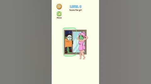 Save The Girl Level 6 | Naughty Puzzle: Tricky Test | #Shorts #Dop