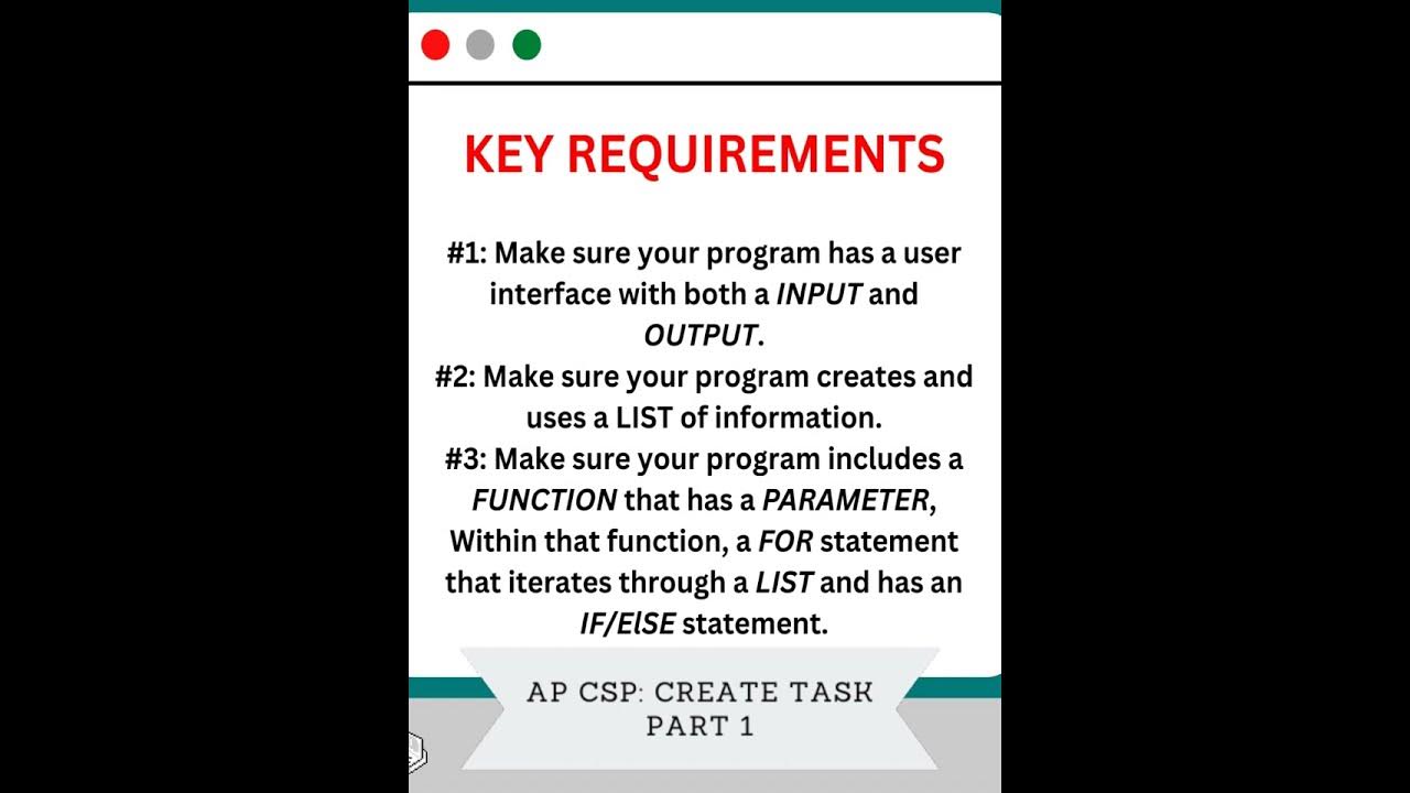 what-is-the-ap-csp-create-task-shortsvideo-shorts-2023-youtube