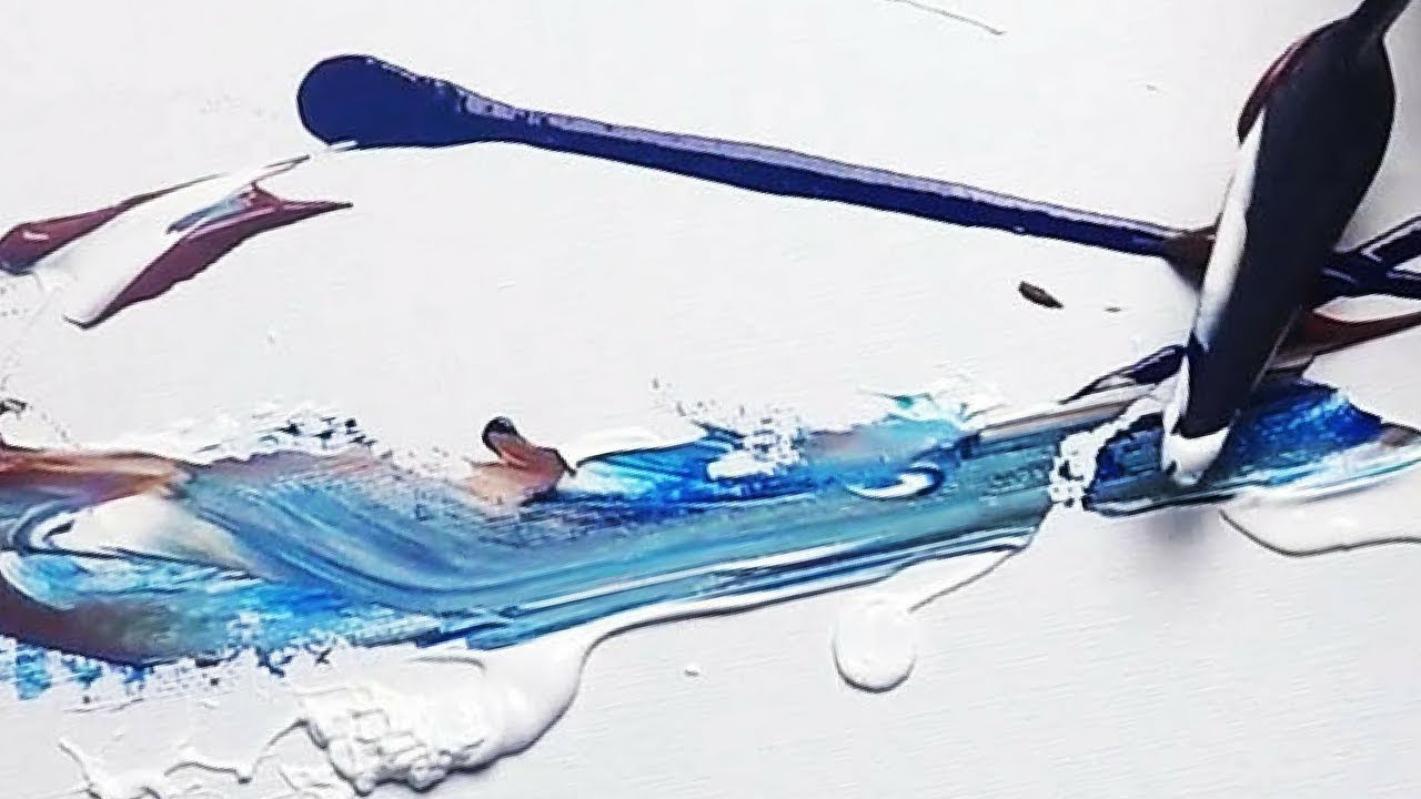 Abstract Painting / DEMO 82 / Abstract Art / With a brush and palette ...