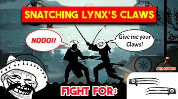 Snatching Lynx's Claws | CSK OFFICIAL | Shadow Fight 2 | Trolling Lynx Returns