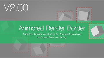 Blender 3D: Animated Render Border Add-on V2 Demo