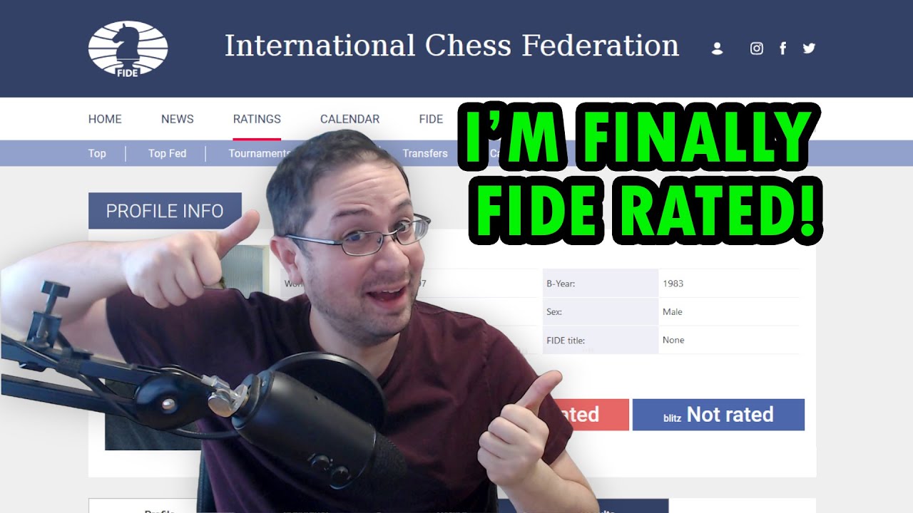 O meu primeiro rating fide!!! - Road To GM - 14 anos 