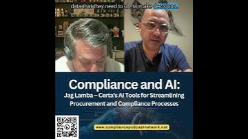 Unlocking the Future: AI and Machine Learning in Compliance Programs ft. Certa