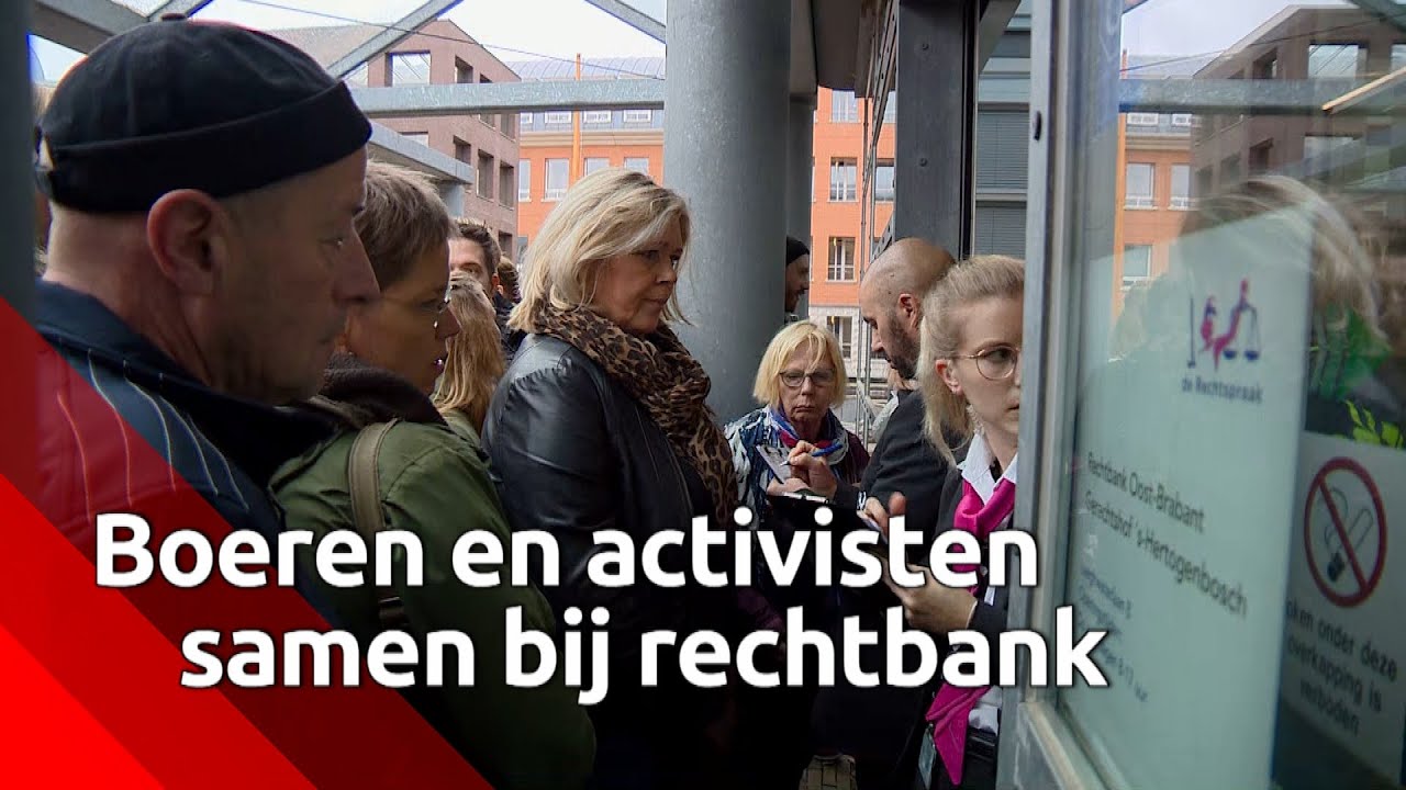 Bij de rechtszaak staan 67 dierenactivisten terecht voor de stalbezetting in Boxtel.