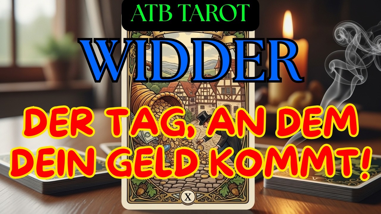 WIDDER: Die ernsteste spirituelle Warnung vor einer Lebensveränderung: Willst du reich sein?