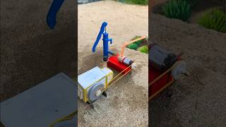 Mini disel water pump science project #shortvideo #shortsfeed #tractor #viral #diy #mini