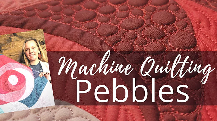 Machine Quilting Pebbles | Free-motion Challenge Q...