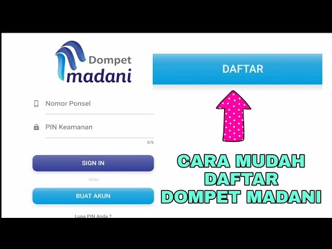 Cara daftar Aplikasi Dompet madani,sangat mudah