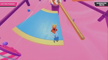 Fall Guys - Jump Blowdown Timeout with 1 Tile! (Win #616)