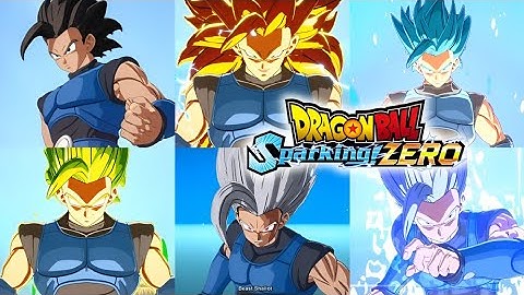 Shallot’s All Forms: SSJ 1-3, God, Blue, LSSJ, Rosé, Beast,UI & UE | Dragon Ball Sparking Zero Mods